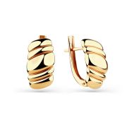 002-0584-0000-010 Серьги без вставок бренд Carlin (Au 585)