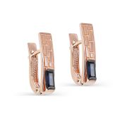 12-01703-1100-3,09 Серьги с сапфирами бренд Kabarovsky (Au 585)