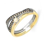 1-2307-9200-3,51 Кольцо с бриллиантами бренд Kabarovsky (Au 585)