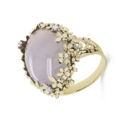 11-21246-8000-8,5 Кольцо с халцедоном бренд Kabarovsky (Au 585)