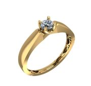 08-118378 Кольцо помолвочное бренд Sanis (Au 585)