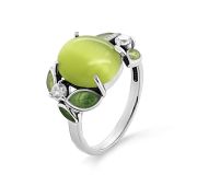 11-543-9413 Кольцо с улекситом бренд Kabarovsky (Серебро 925)