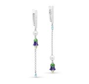 12-348-1501 Серьги с жемчугом бренд Kabarovsky (Серебро 925)