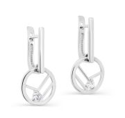 12-360-7900 Серьги с фианитами бренд Kabarovsky (Серебро 925)