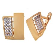 832053 Серьги с фианитами (Au 585)
