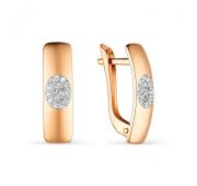 903-00203-10-00-20-00 Серьги с фианитами (Au 585)