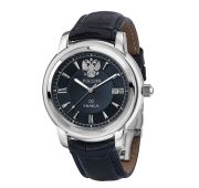 1893.0.9.85В.В часы серебряные мужские с гербом бренд Nika (Серебро 925)