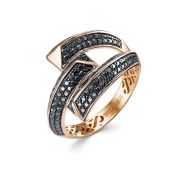 1-0490-305-4,28 Кольцо с бриллиантами бренд Platika Jewelry (Au 585)