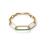 7-0567-303-15,71 Браслет с изумрудом бренд Platika Jewelry (Au 585)