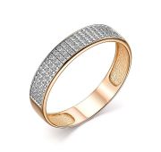 14906-100-1,71 Кольцо дорожка с бриллиантами бренд Алькор (Au 585)