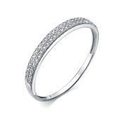 12324-200-0,84 Кольцо дорожка с бриллиантами бренд Алькор (Au 585)