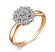 15457-100-2,55 Кольцо с бриллиантами бренд Алькор (Au 585)