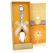 246ЛЖ05801 ложка детская «Часы» серебряная (Серебро 925)