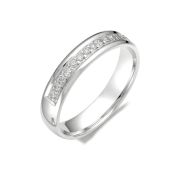 912-11001-2,66 Кольцо обручальное с бриллиантами бренд Brilliant Style (Au 585)