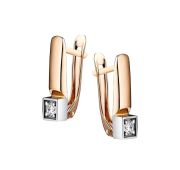 903-00327-10-00-20-00 Серьги с фианитами (Au 585)