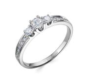 К1828-220-2,74 Кольцо с бриллиантами (Au 585)