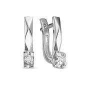 259-2200-3,34 Серьги с бриллиантами бренд Лето (Au 585)