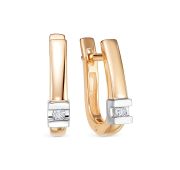 511-2100-3,41 Серьги с бриллиантами бренд Лето (Au 585)