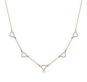 4132-510-5,65 Колье с бриллиантами бренд Brilliant Style (Au 585)