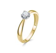 3942-11002-2,01 Кольцо помолвочное с бриллиантом бренд Brilliant Style (Au 585)