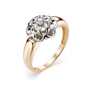 128-110-3,78 Кольцо помолвочное с бриллиантом бренд Brilliant Style (Au 585)