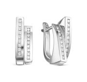 3322-21001-6,13 Серьги с бриллиантами бренд Brilliant Style (Au 585)