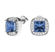 6101475-05405 Серьги пуссеты с кварцем бренд Pokrovsky (Серебро 925)