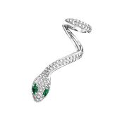 А6001619-00445 пуссеты каффа с фианитами бренд Pokrovsky (Серебро 925)