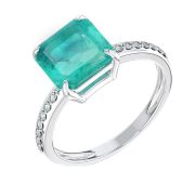 1101600-05655 Кольцо с горным хрусталем бренд Pokrovsky (Серебро 925)