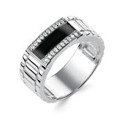 3647005113л Кольцо мужское из серебра (Серебро 925)