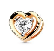 120023D173 Подвеска сердце (Au 585)