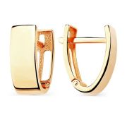 1400012652 Серьги без вставок (Au 585)