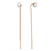 120021D161 Серьги продевки (Au 585)