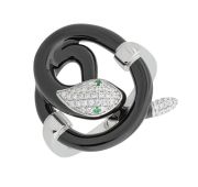 HPT2887-R2 Кольцо с фианитами (Серебро 925)