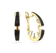 2-308542-00-48 Серьги с бриллиантами (Au 585)