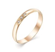 Кольцо обручальное с бриллиантами