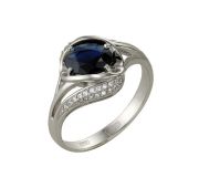 Кольцо с сапфиром