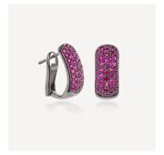 RSE715R Серьги дорожка с рубинами бренд Styleavenue (Серебро 925)