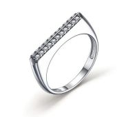 01-3312/00КЦ-00 Кольцо с фианитами бренд Алькор (Серебро 925)