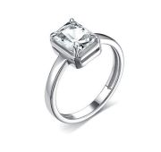 01-3148/00ГХ-00 Кольцо с горным хрусталем бренд Алькор (Серебро 925)