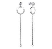 02-3957/00КЦ-00 Серьги пуссеты бренд Алькор (Серебро 925)