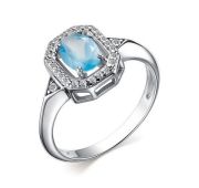 01-3669/00ГА-00 Кольцо с агатом бренд Алькор (Серебро 925)