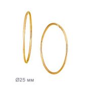 14998 Серьги конго (Au 585)