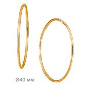 14999 Серьги конго (Au 585)