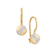 20549 Серьги детские с фианитами (Au 585)