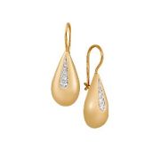 20020 Серьги золотые с фианитами (Au 585)