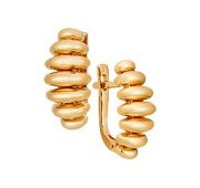 22097 Серьги золотые без вставок (Au 585)