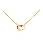 КО21542 Колье сердце (Au 585)