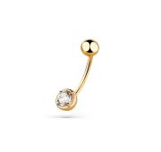 011-0004-0001-011 Пирсинг в пуп бренд Carlin (Au 585)