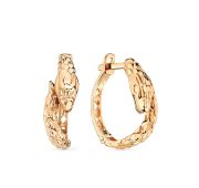 002-0733-0000-010 Серьги конго змея бренд Carlin (Au 585)